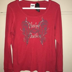 Harley Davidson long sleeved top